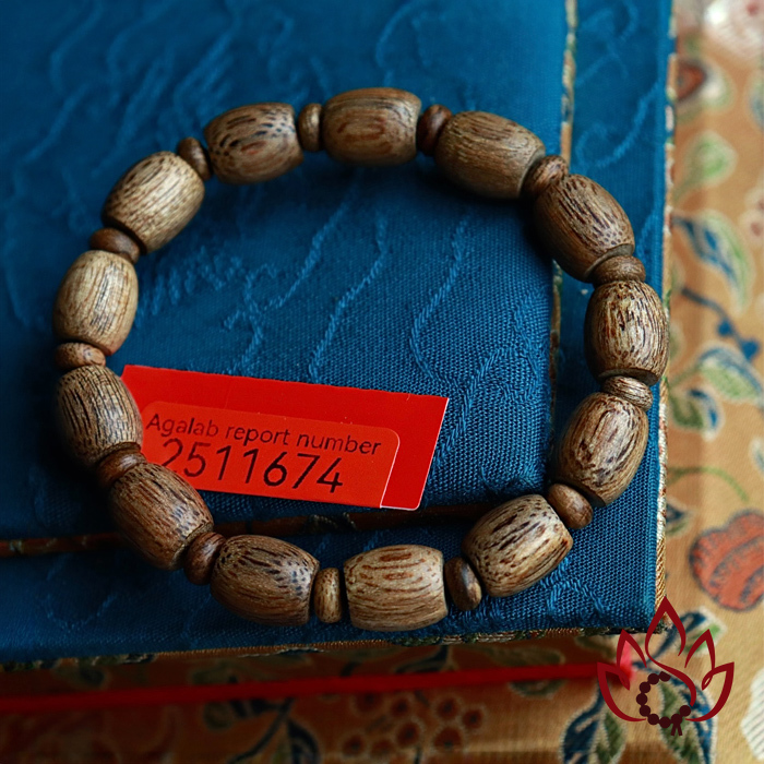 Vòng Trầm Hương Lu Trúc | 8 Ly | Trầm Tốc Kiến Tự Nhiên